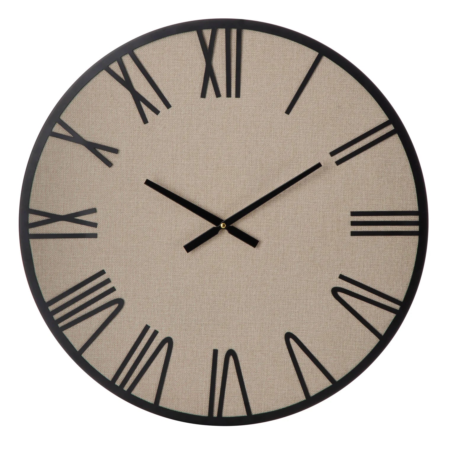 Cologne Wall Clock 60x4cm Black