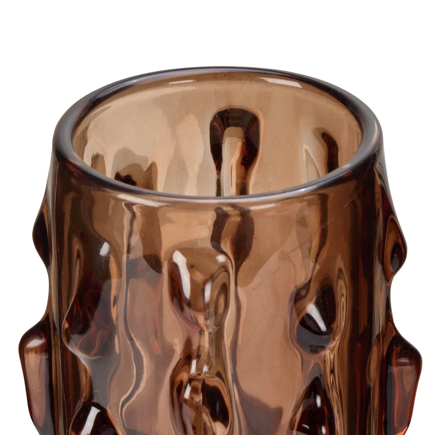 Albion Vase Deep Brown 12.8x12.8x29.5cm