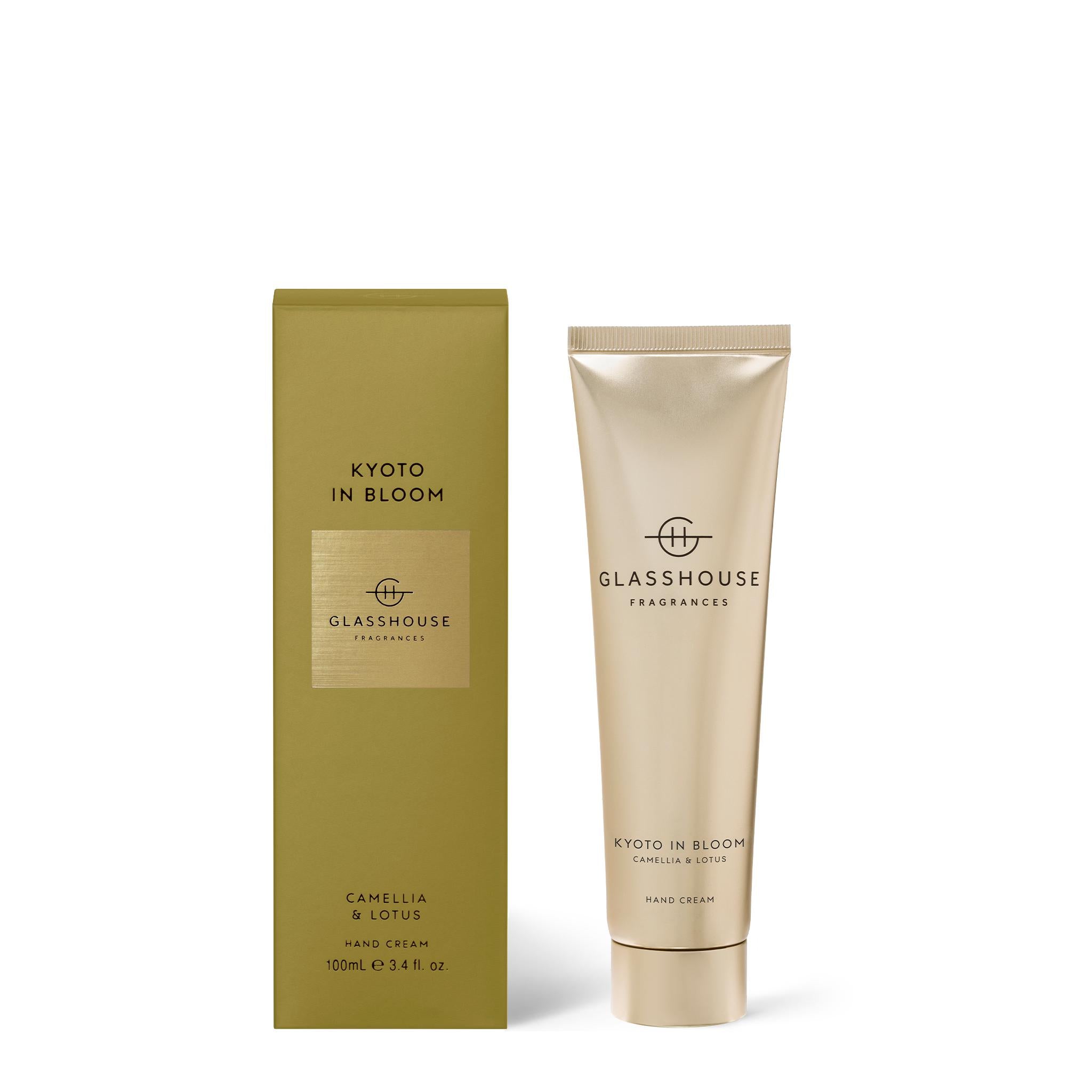 100mL Hand Cream - Assorted Fragrances-Beauty & Well-Being-Glasshouse-Kyoto In Bloom-The Bay Room