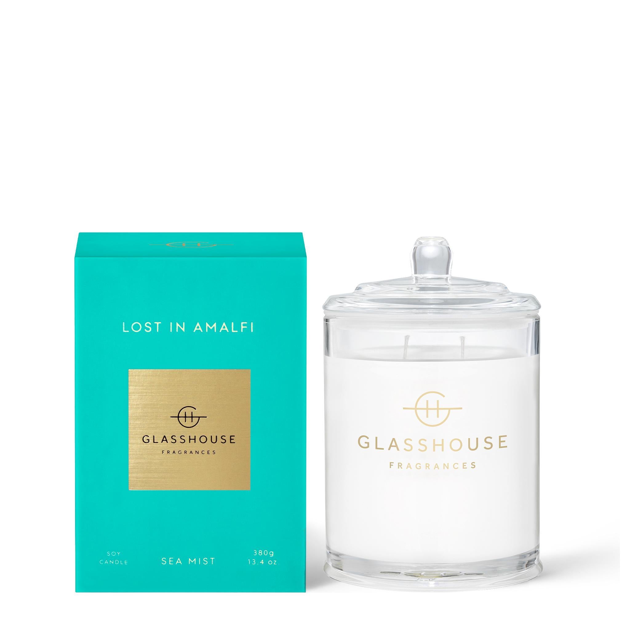 380g Soy Candle - Asst Fragrances-Candles & Fragrance-Glasshouse-Lost In Amalfi-The Bay Room