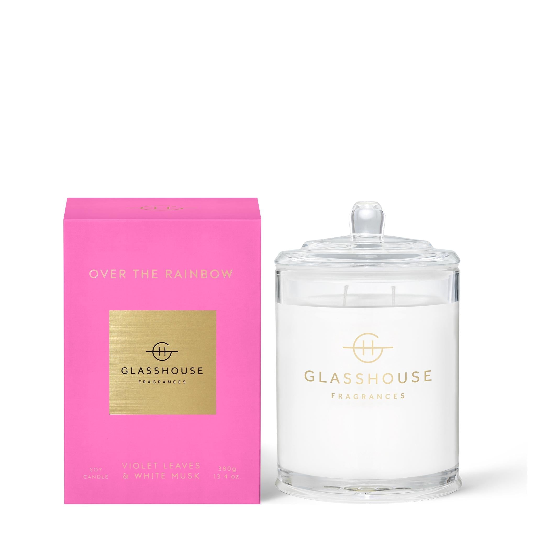 380g Soy Candle - Asst Fragrances-Candles & Fragrance-Glasshouse-Over The Rainbow-The Bay Room