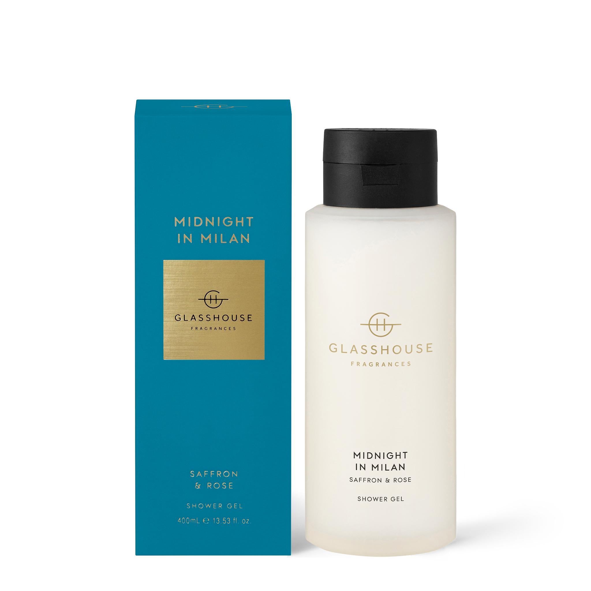 400mL Shower Gel - Asst Fragrances-Beauty & Well-Being-Glasshouse-Midnight In Milan-The Bay Room