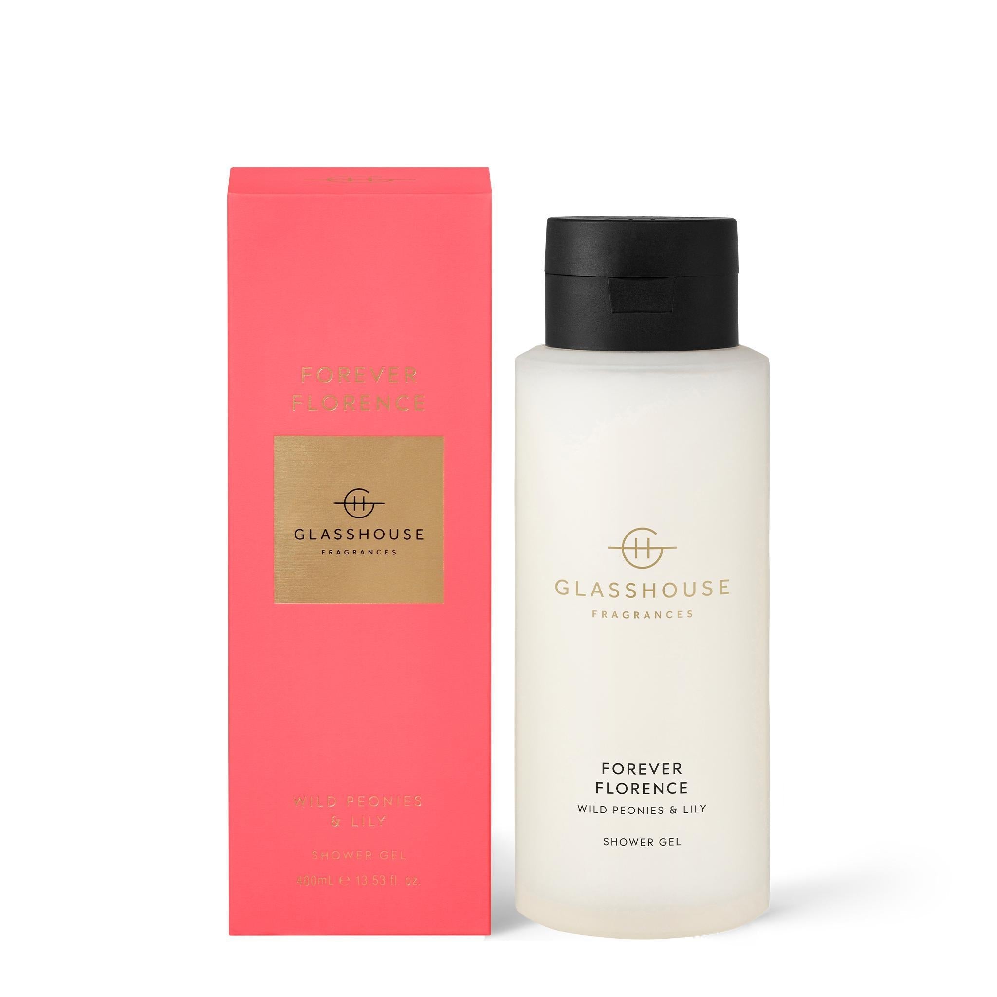 400mL Shower Gel - Asst Fragrances-Beauty & Well-Being-Glasshouse-Forever Florence-The Bay Room