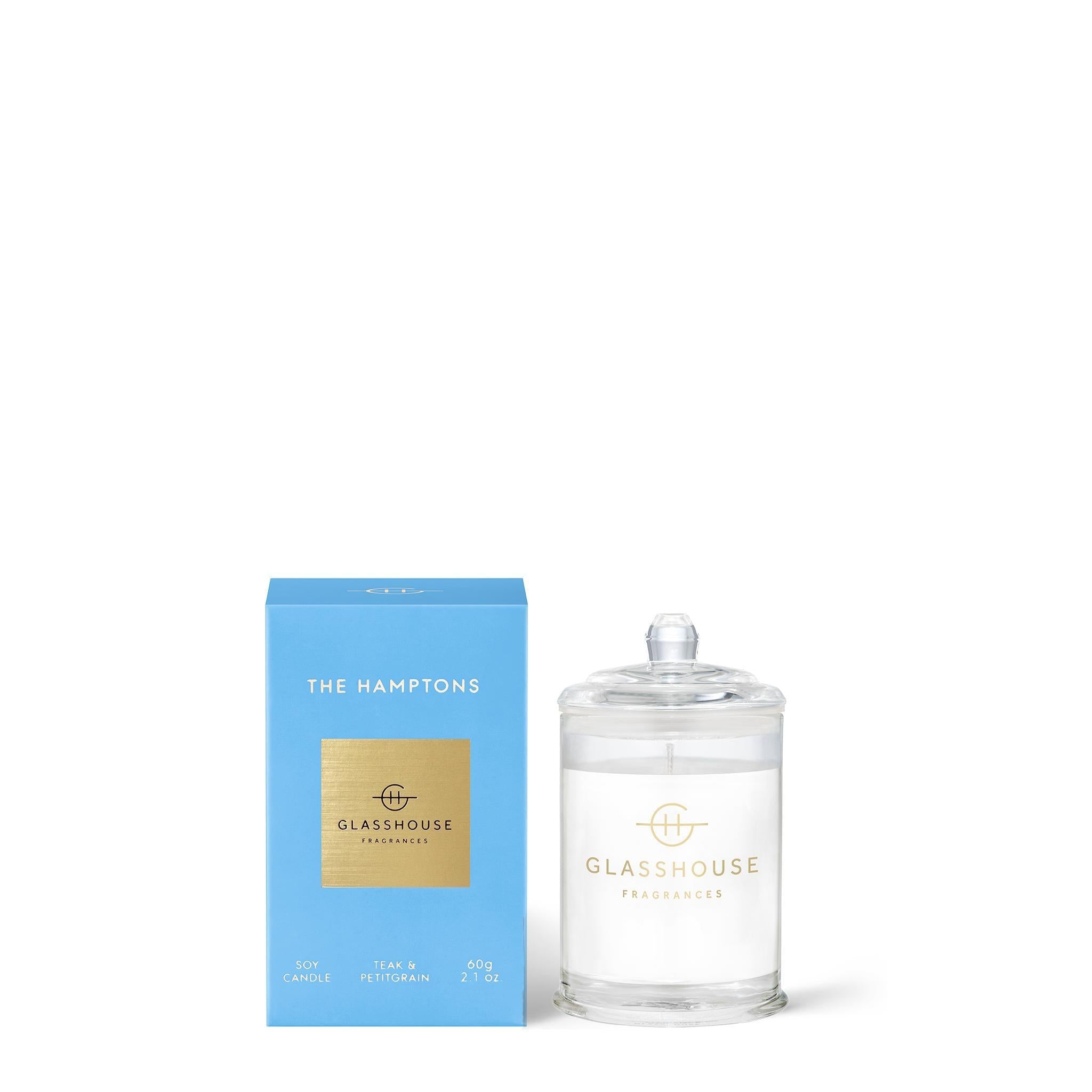 60g Soy Candle - Asst Fragrances-Candles & Fragrance-Glasshouse-The Hamptons-The Bay Room