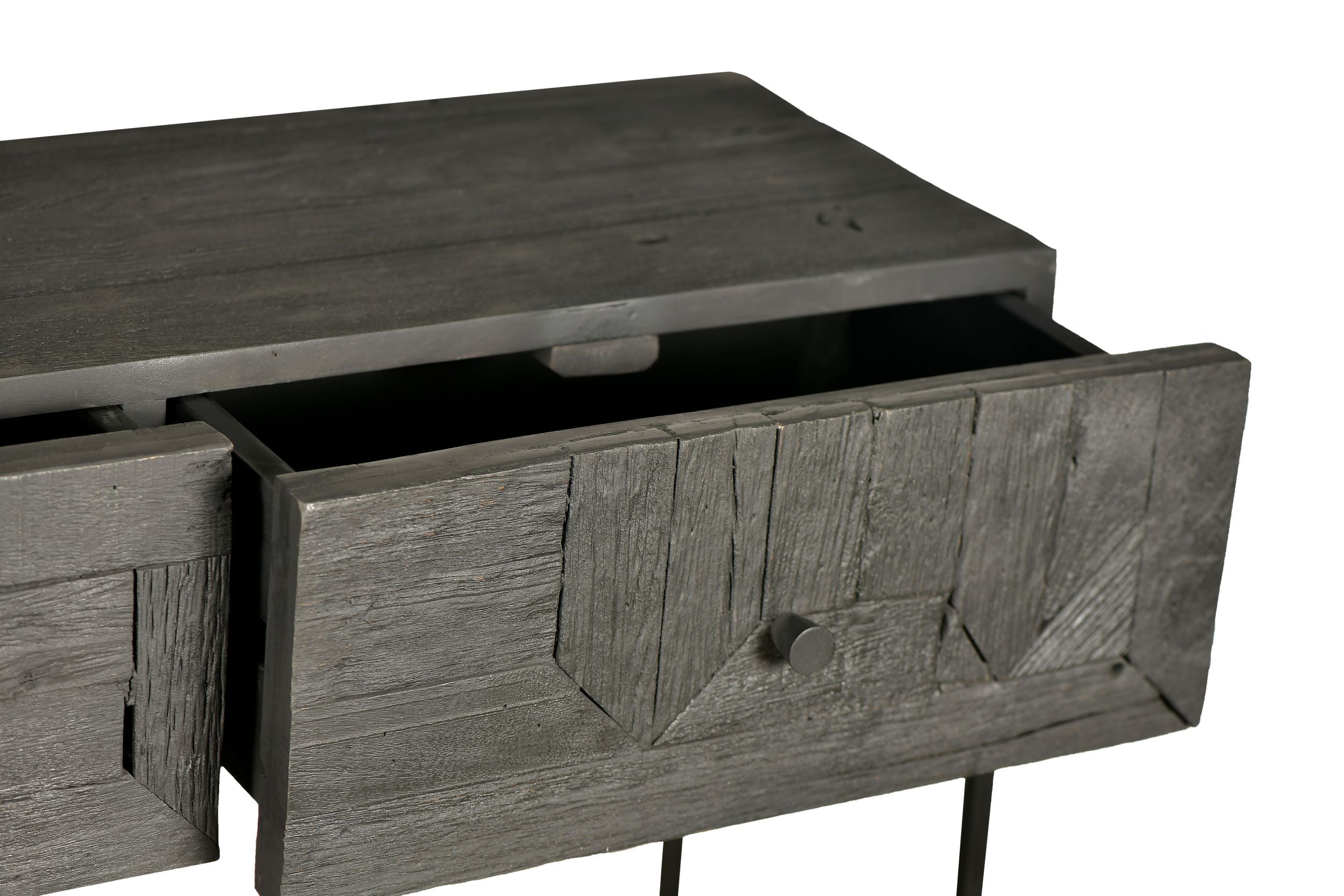 Angular 2 Drawer Console - Black-Furniture-Stoneleigh & Roberson-The Bay Room