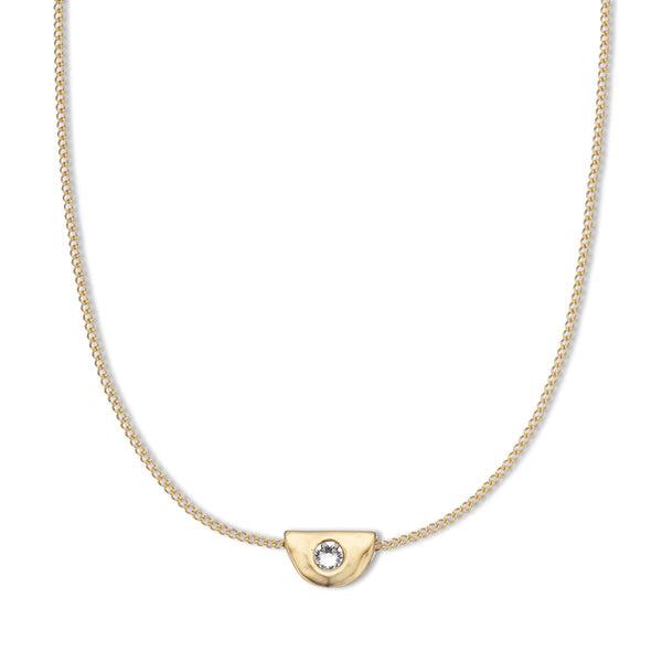 April Diamond Birthstone Necklace-Jewellery-Palas-The Bay Room