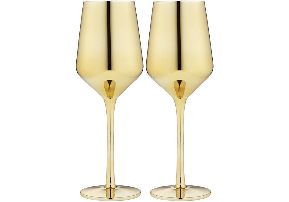 Aurora Gold Wine Glass - Pack of 2-Dining & Entertaining-Tempa-The Bay Room