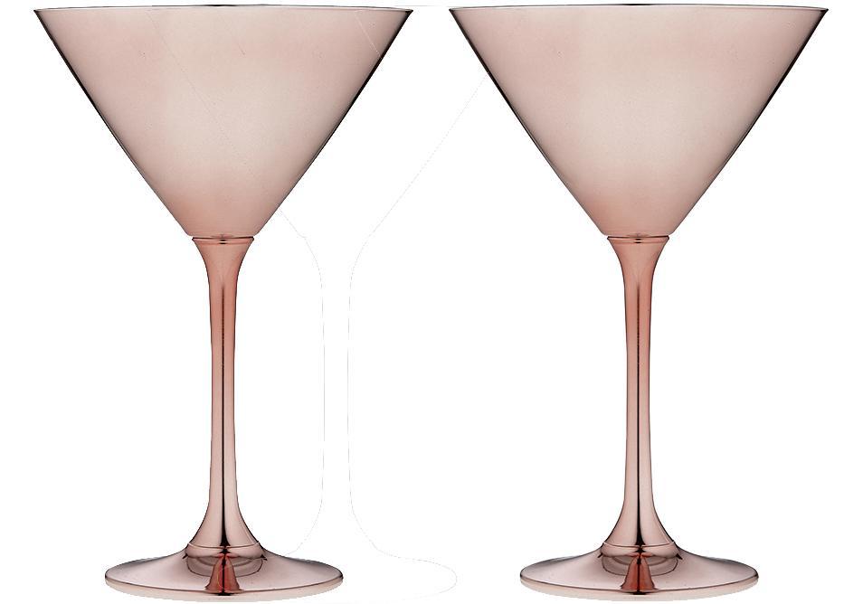 Aurora Rose Martini Glass - Pack of 2-Dining & Entertaining-Tempa-The Bay Room
