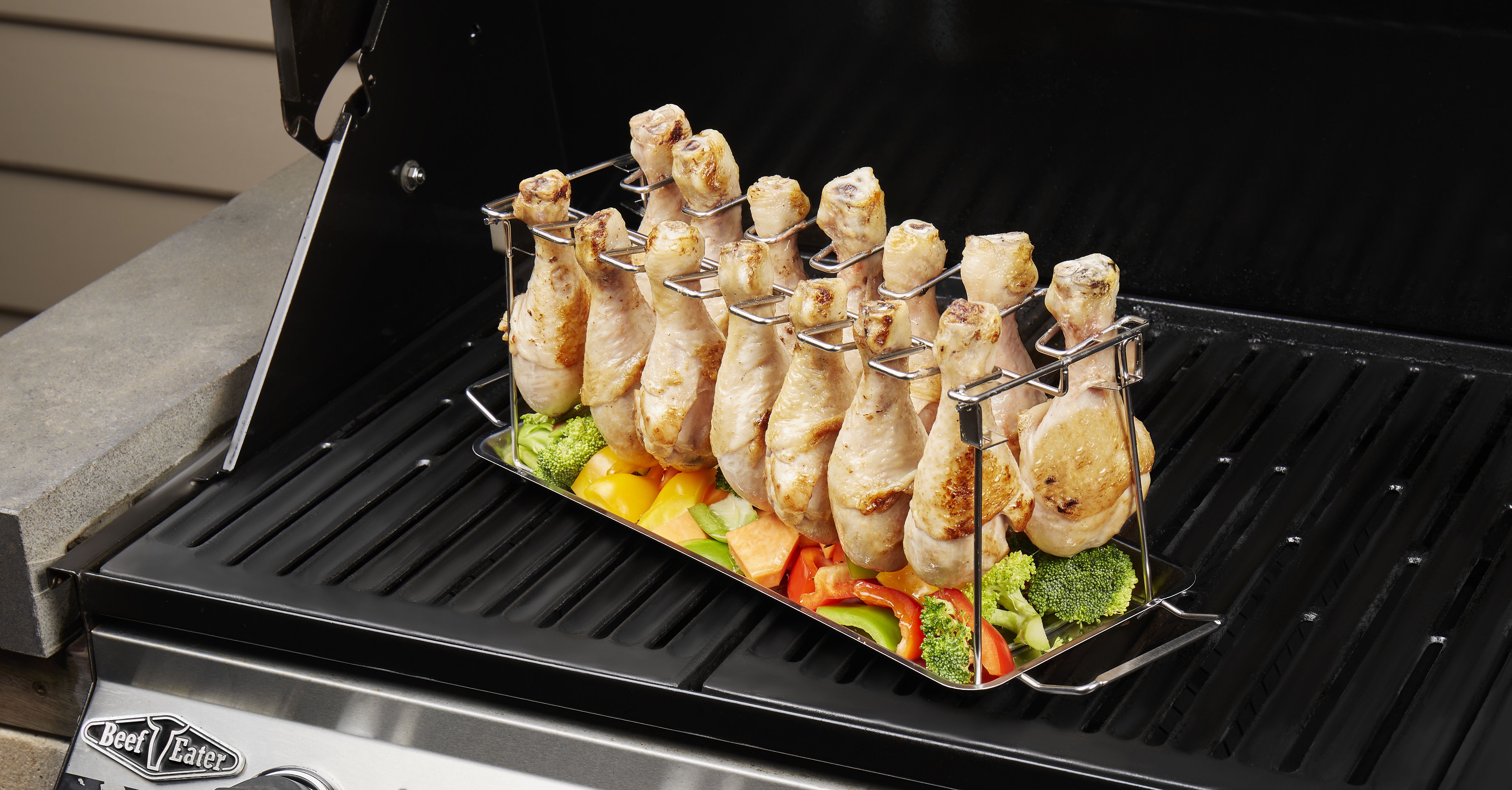 Outdoor hotsell grill rack