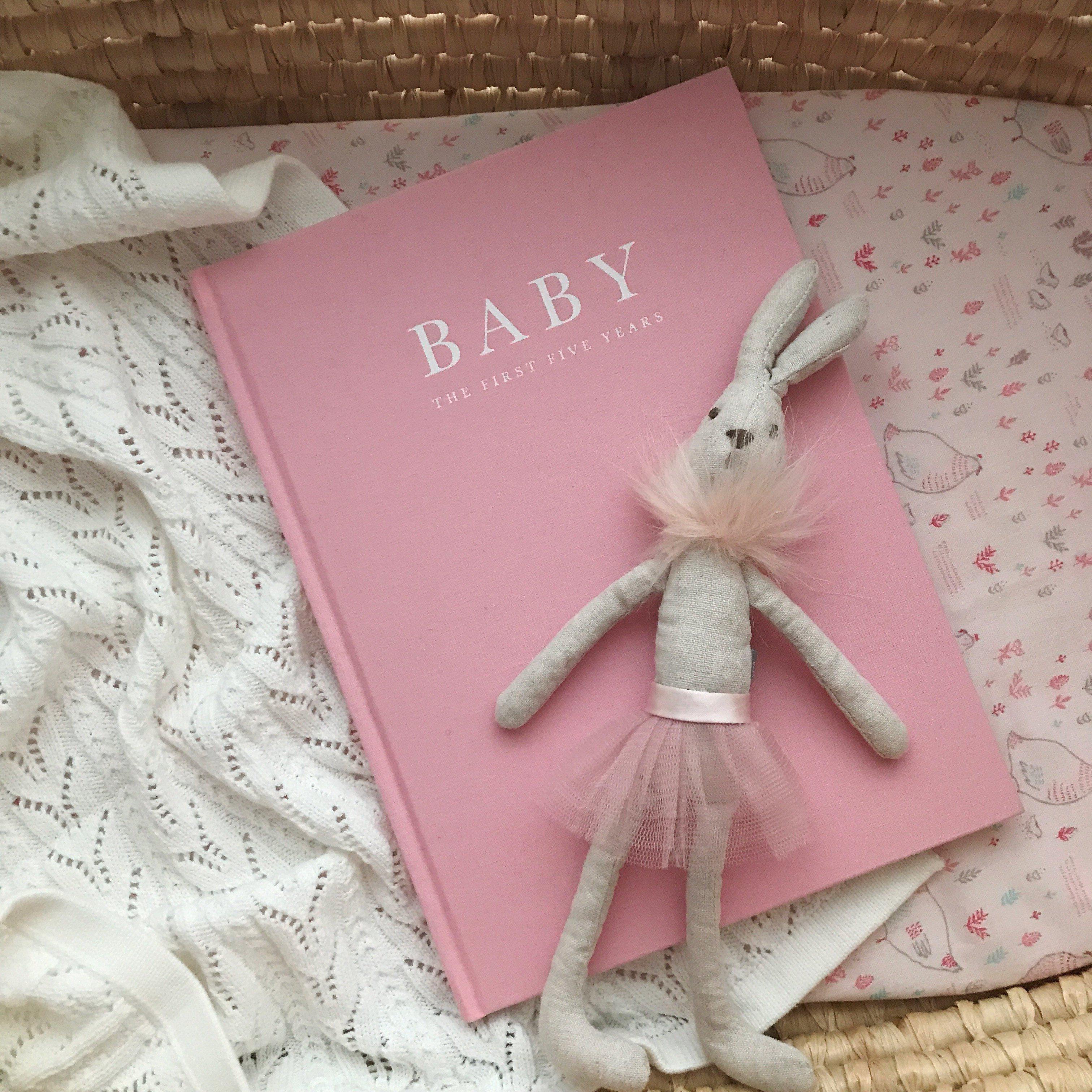 Baby Journal - Birth To Five Years PINK-Nursery & Nurture-Write To Me-The Bay Room
