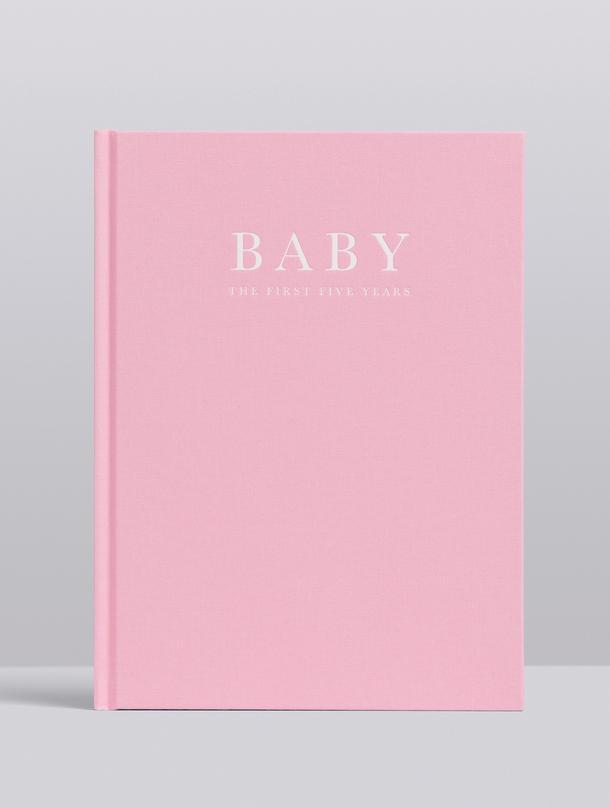 Baby Journal - Birth To Five Years PINK-Nursery & Nurture-Write To Me-The Bay Room