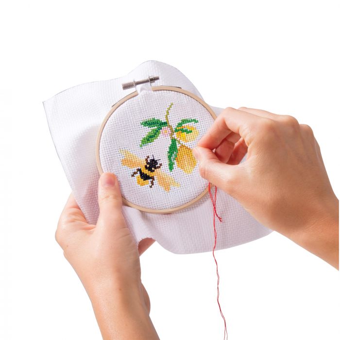 Bee Cross Stitch-Fun & Games-Petit Collage-The Bay Room