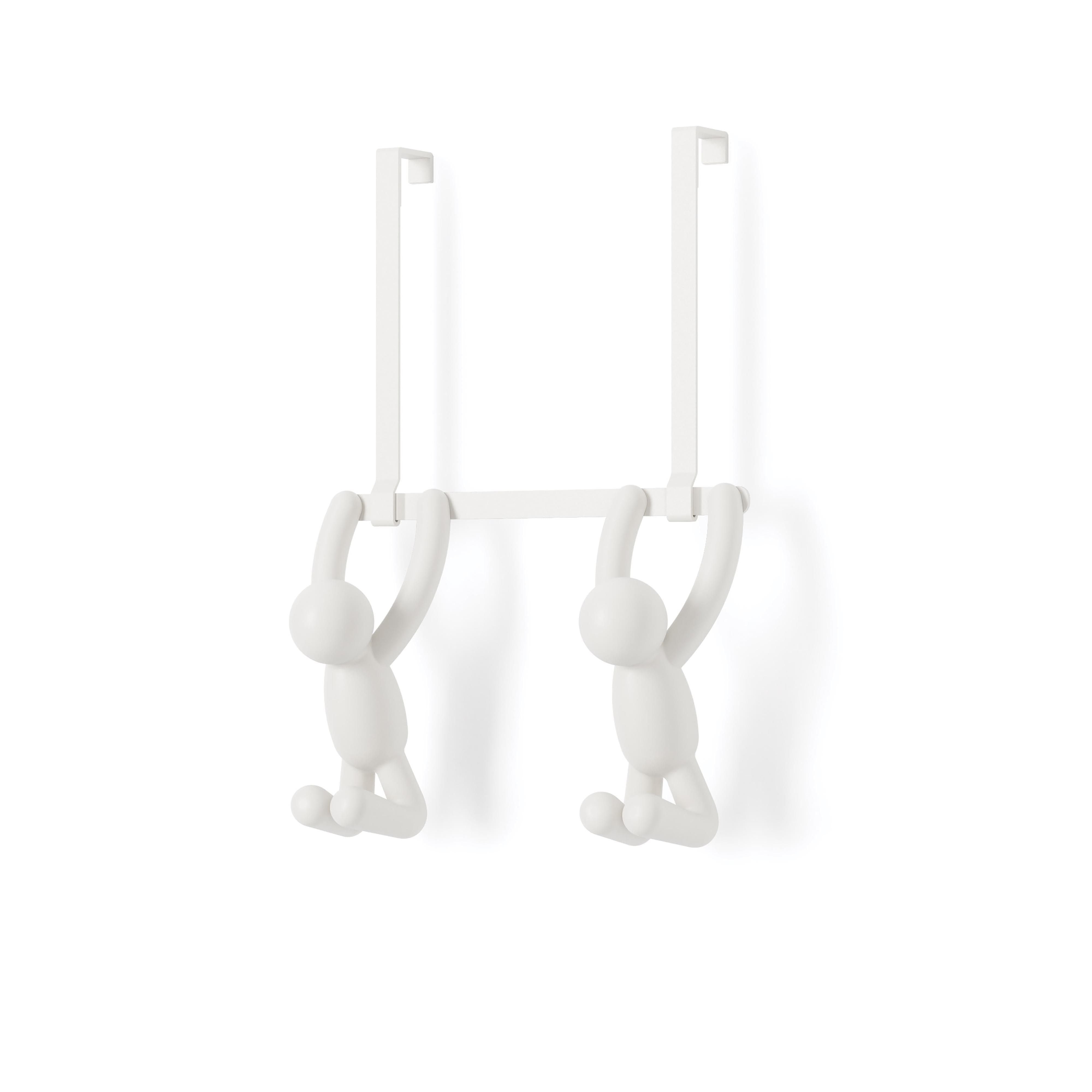 Buddy Over The Door Hook Double Hook - White-Decor Items-Umbra-The Bay Room