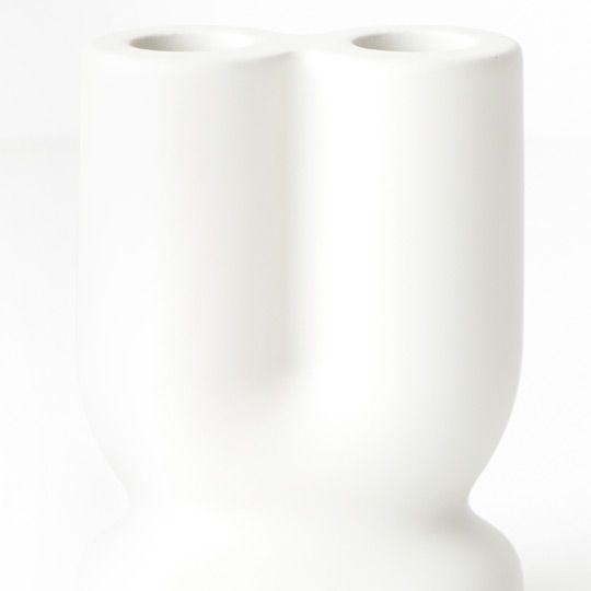 Candle Holder Isobel - 10.5cm - White-Decor Items-Floral Interiors-The Bay Room