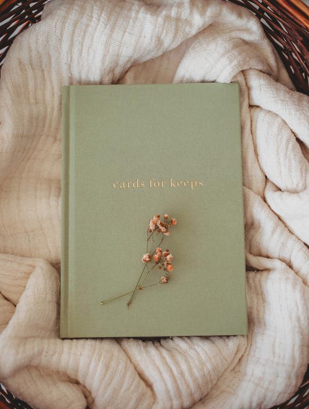 Cards For Keeps - Sage Green-Journals, Books & Calendars-Write To Me-The Bay Room