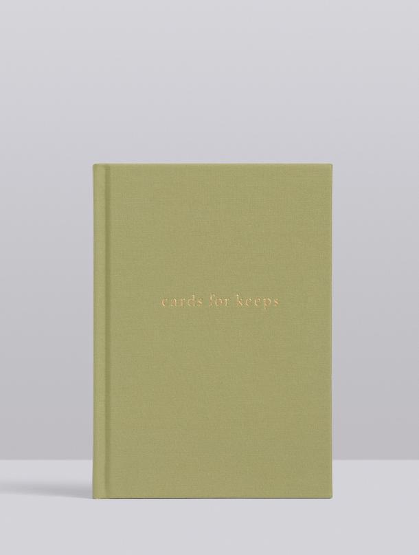 Cards For Keeps - Sage Green-Journals, Books & Calendars-Write To Me-The Bay Room