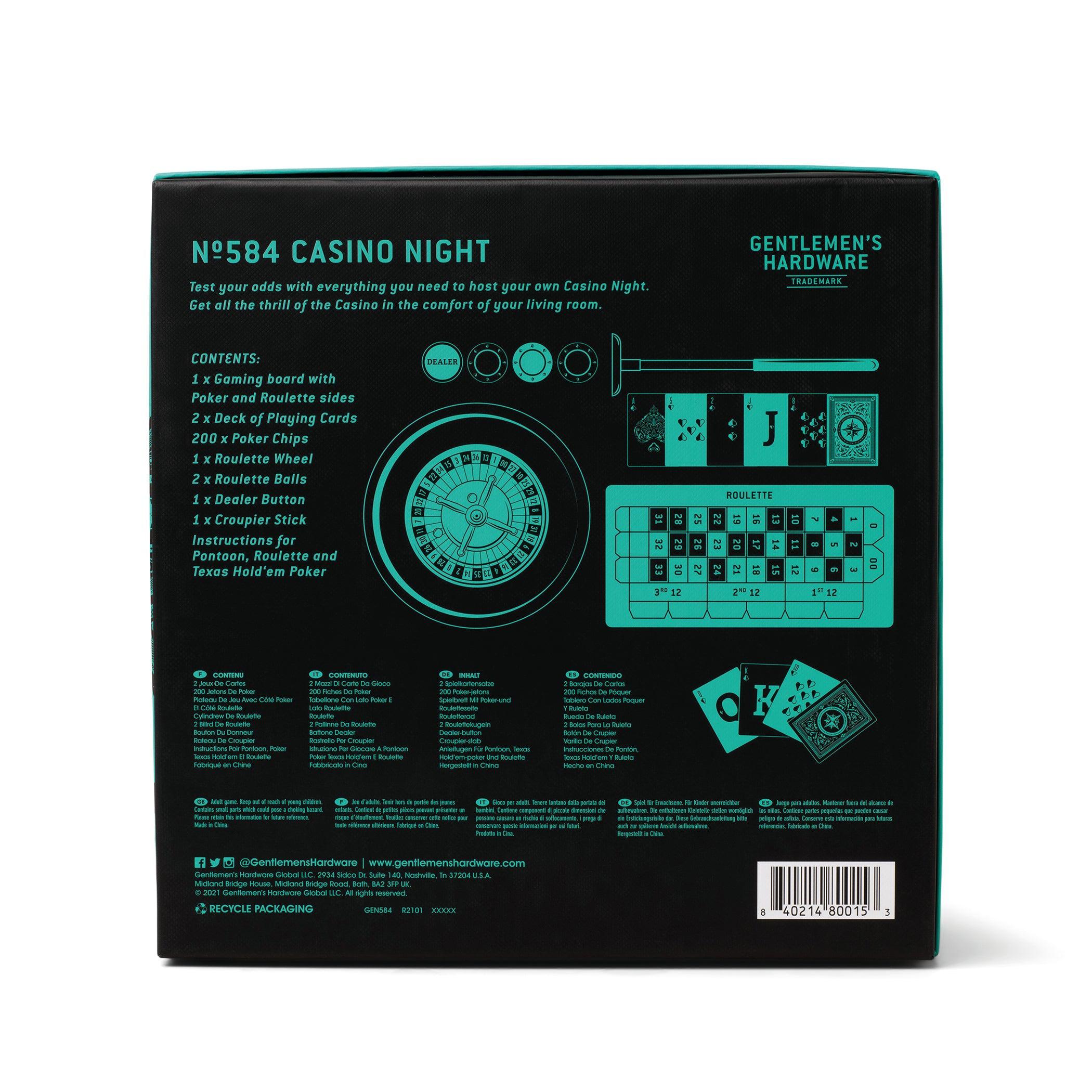 Casino Night Game Set-Fun & Games-Gentlemen's Hardware-The Bay Room