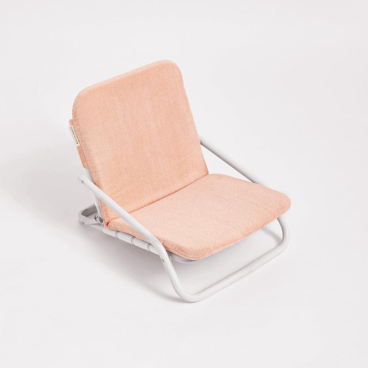 Cushioned Beach Chair - Salmon-Travel & Outdoors-Sunny Life-The Bay Room