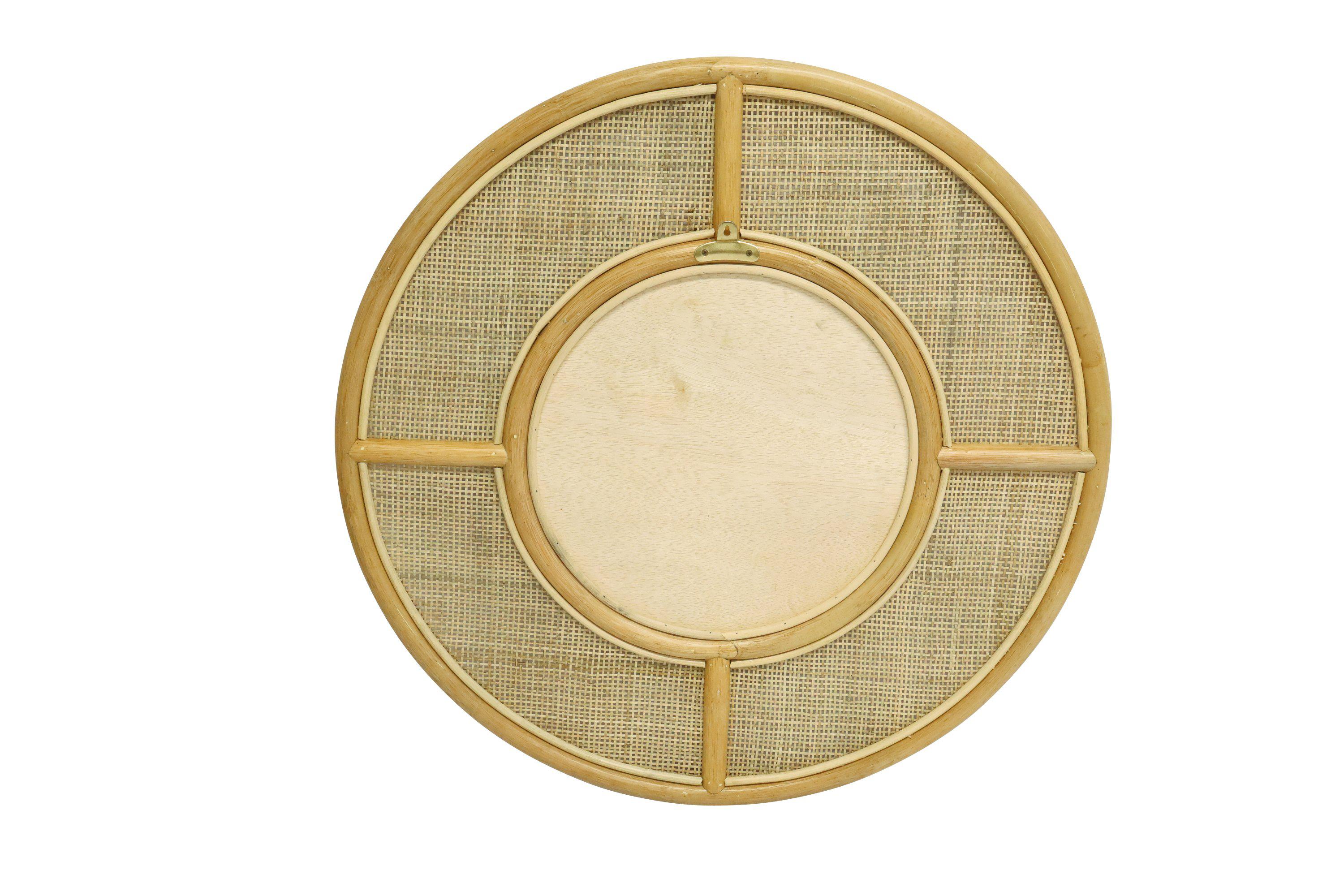 Davana Woven Mirror - Natural-Wall Decor-Coast To Coast Home-The Bay Room