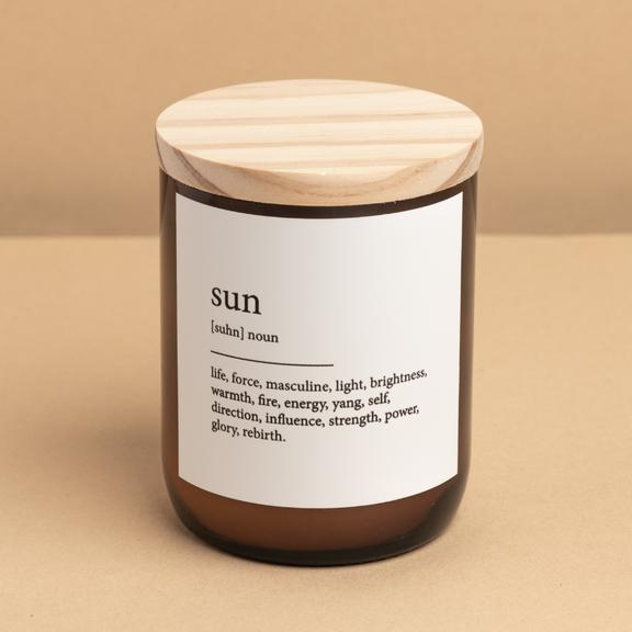 Dictionary Meaning Soy Candle - Sun-Candles & Fragrance-The Commonfolk Collective-Mali-The Bay Room