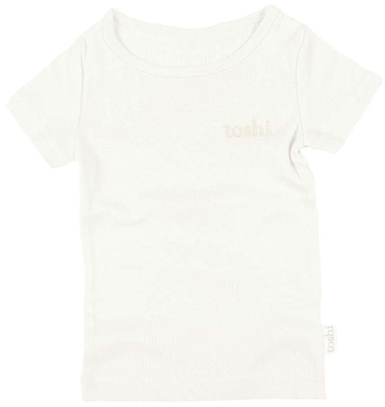 Dreamtime Organic Tee Short Sleeve Cream-Clothing & Accessories-Toshi-The Bay Room