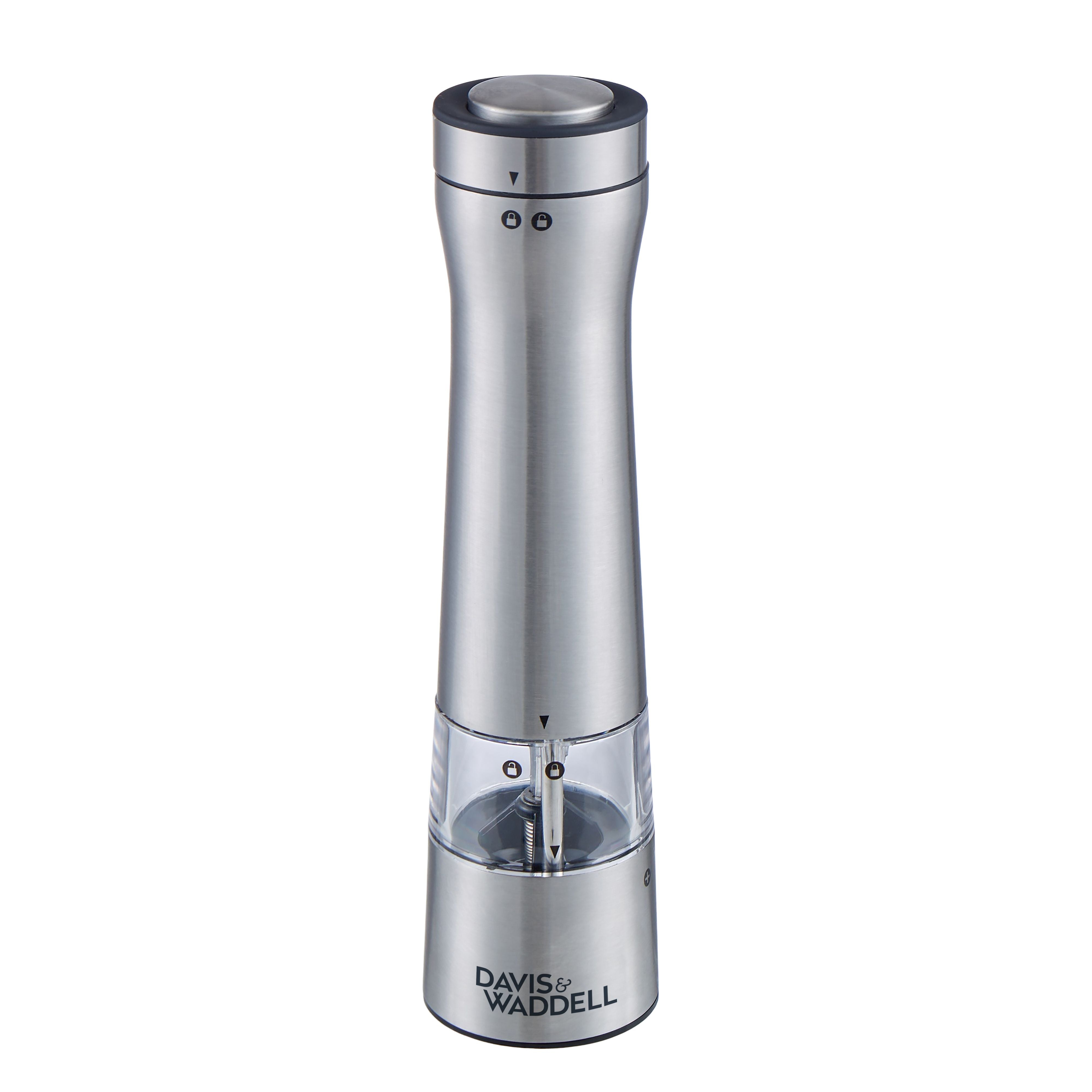 Electronic Salt/Pepper Mill Stainless Steel-Kitchenware-Davis & Waddell-The Bay Room