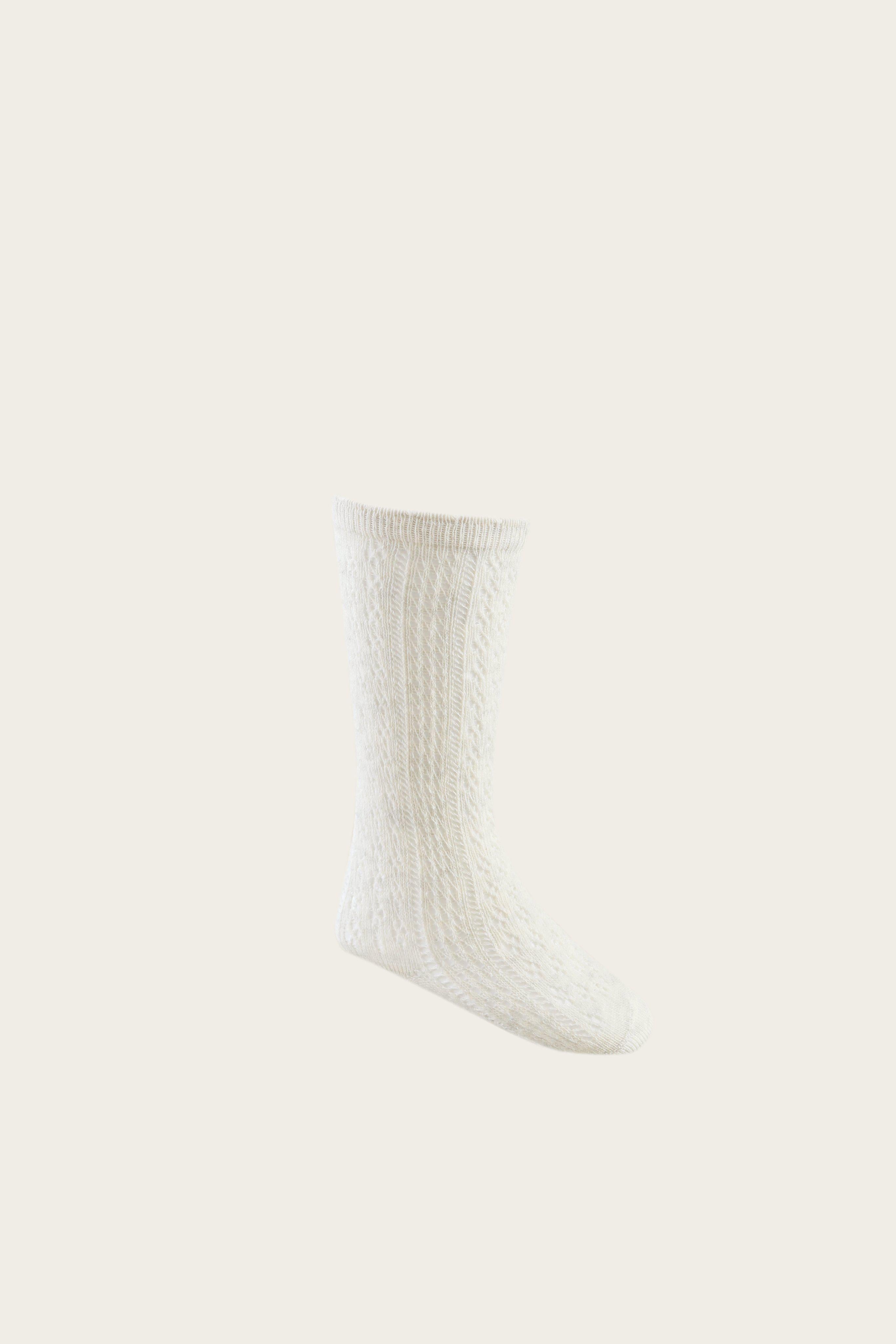 Ellie Socks - Oatmeal-Shoes & Socks-Jamie Kay-The Bay Room