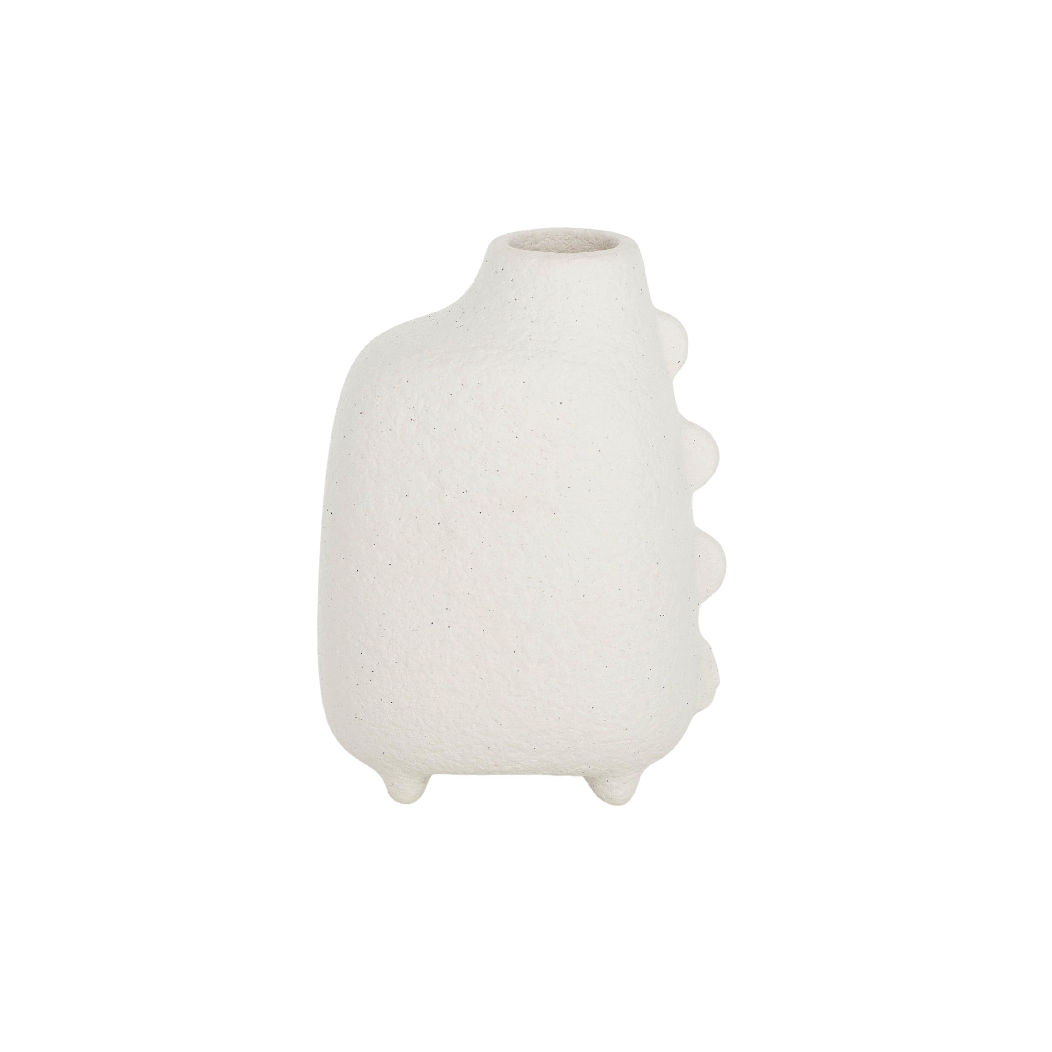Everett Ceramic Vase - White-Pots, Planters & Vases-Coast To Coast Home-The Bay Room
