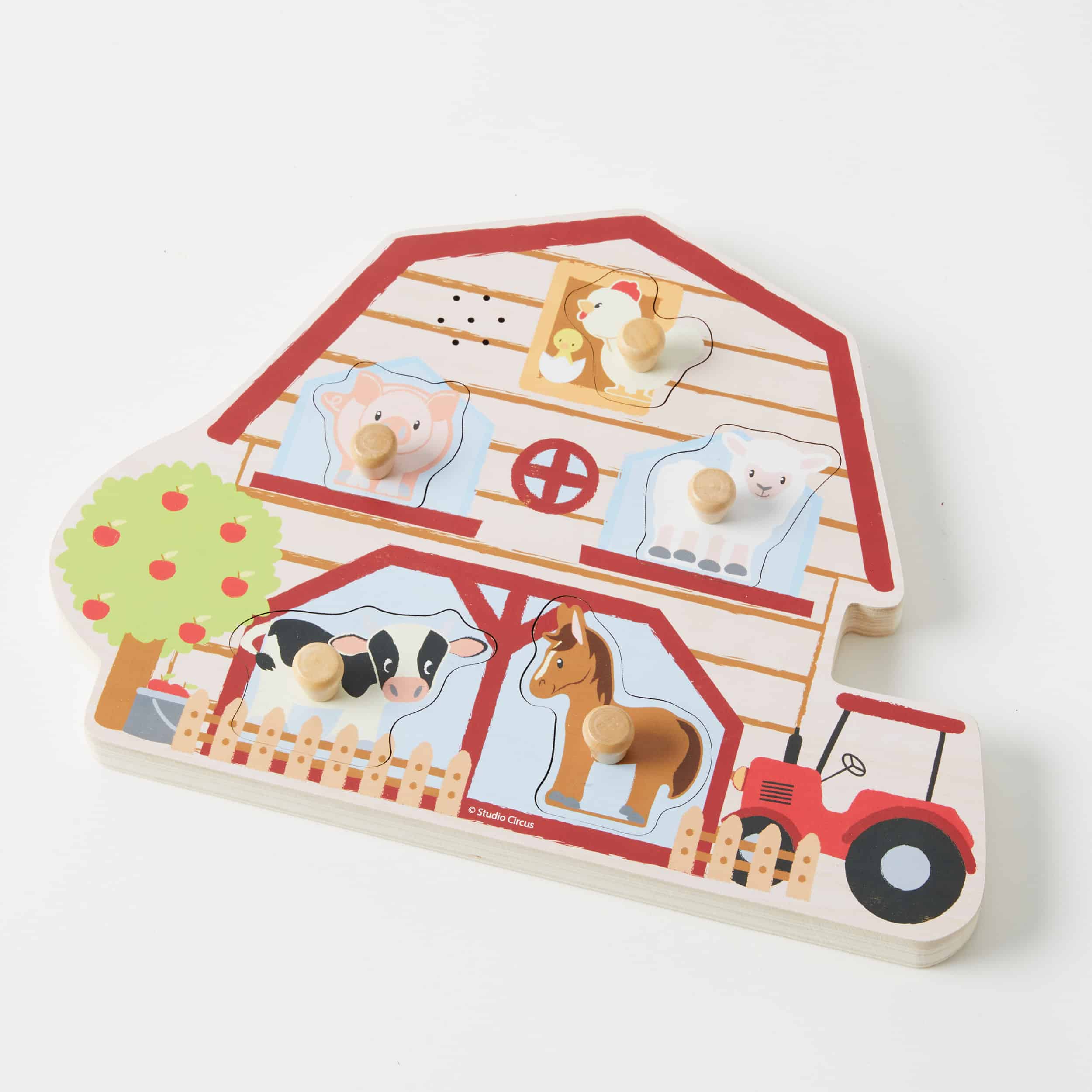 Farm House Sound Puzzle-Toys-Pilbeam Living-The Bay Room