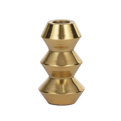 Florence Gold Metal Candleholder 11cm-Decor Items-Coast To Coast Home-The Bay Room