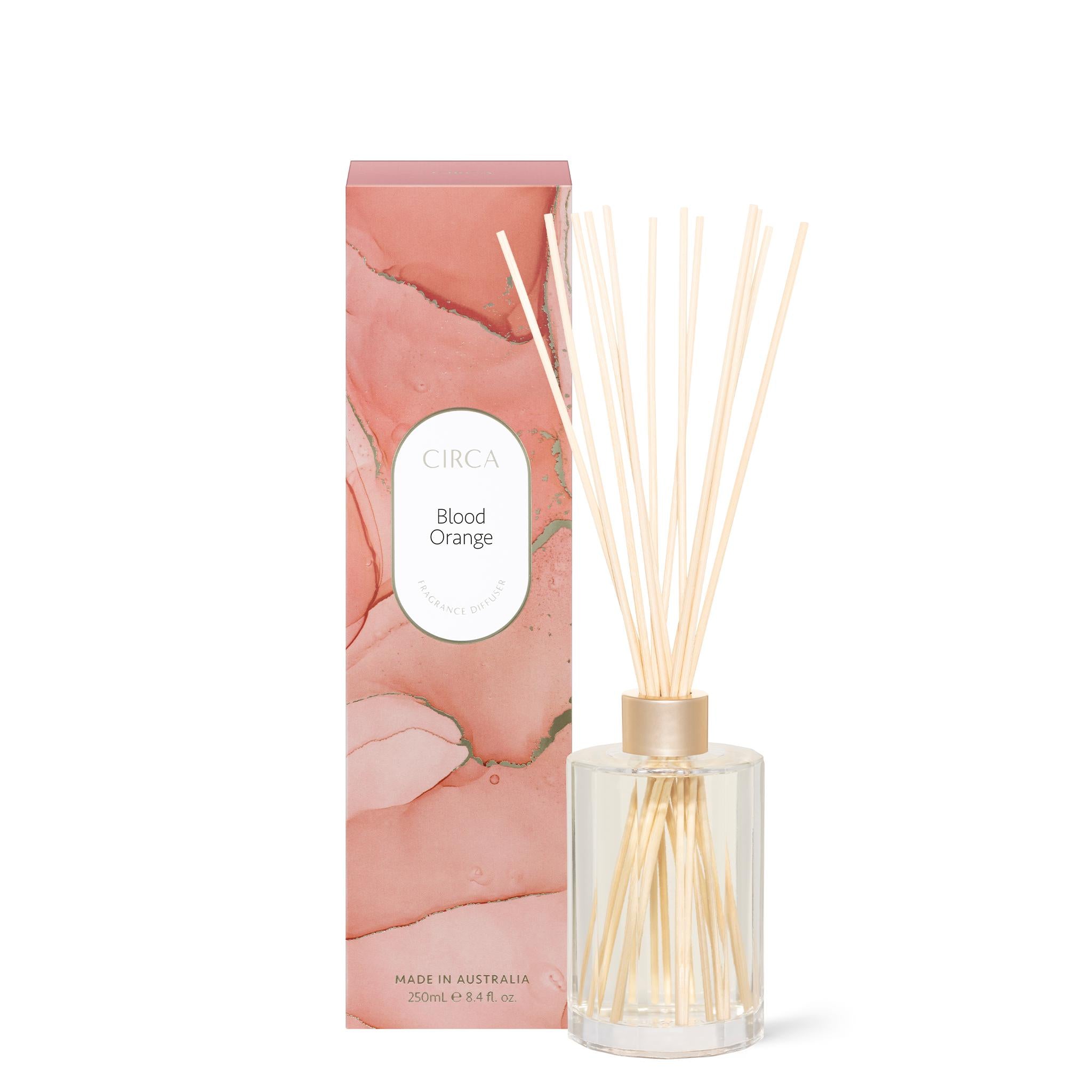 Fragrance Diffuser 250ml - Asst Fragrance-Candles & Fragrance-Circa-Blood Orange-The Bay Room