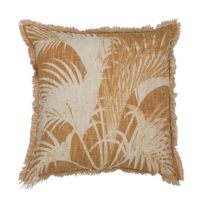 Fraser Cotton Cushion 50x50cm - Natural-Soft Furnishings-Coast To Coast Home-The Bay Room