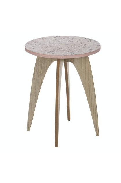 Frolic Side Table - Pink/Natural-Furniture-Emporium-The Bay Room