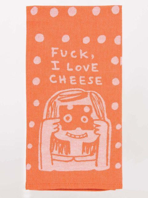 Fuck, I love Cheese Dish Towel-Fun & Games-Blue Q-The Bay Room