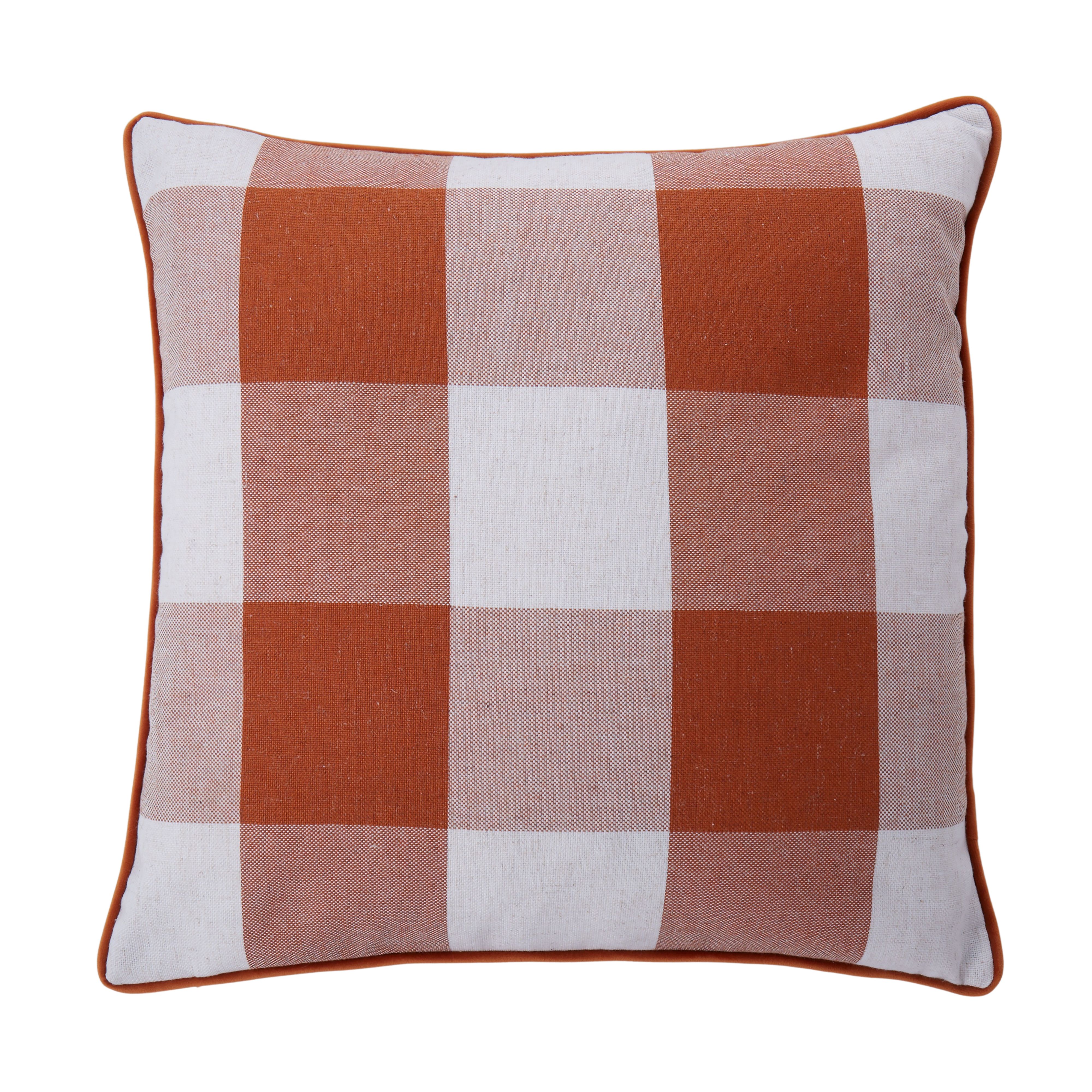 Grange Cushion Rust 50x50cm-Soft Furnishings-Amalfi-The Bay Room