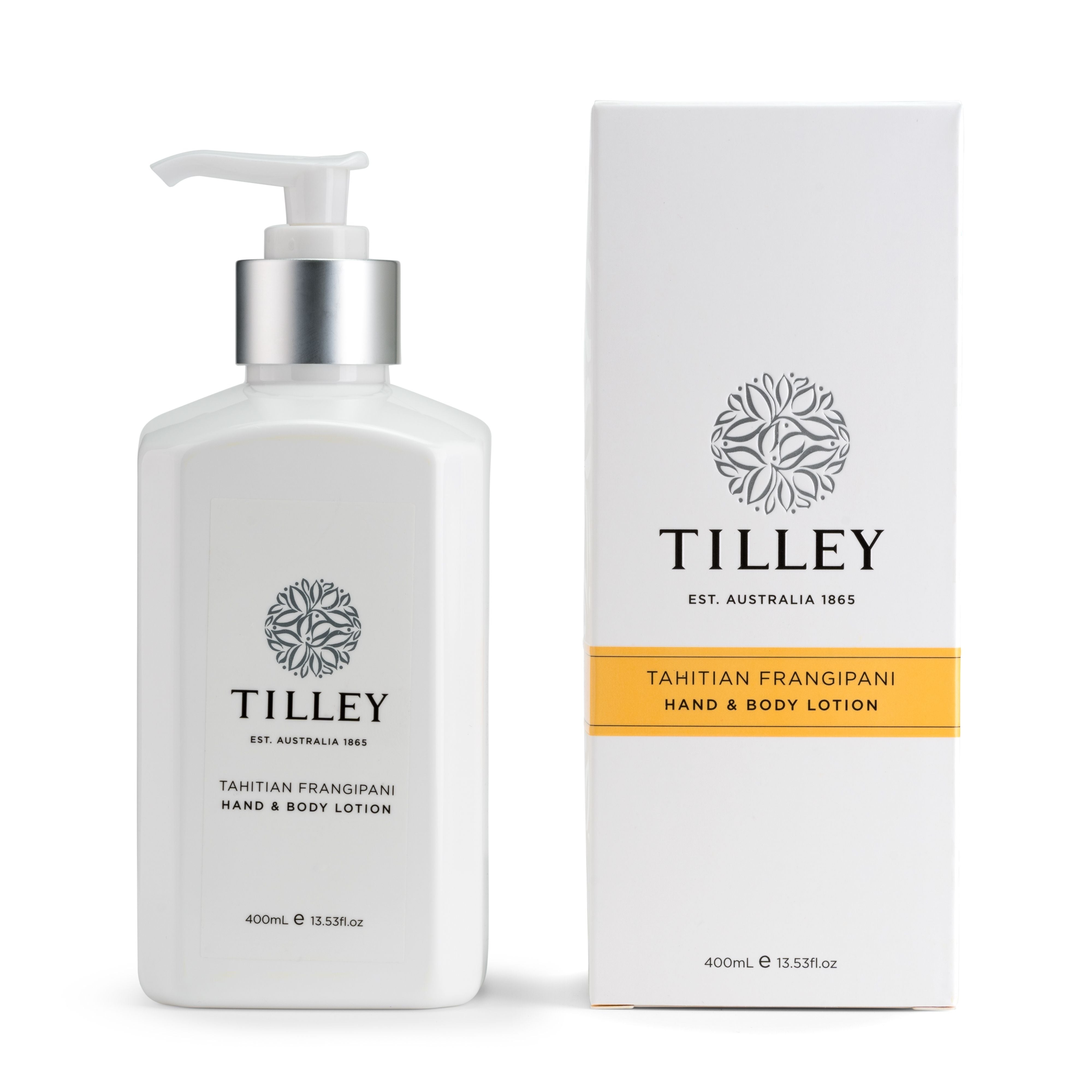 Hand & Body Lotion 400mL - Asst Fragrance-Beauty & Well-Being-Tilley-Tahitian Frangipani-The Bay Room