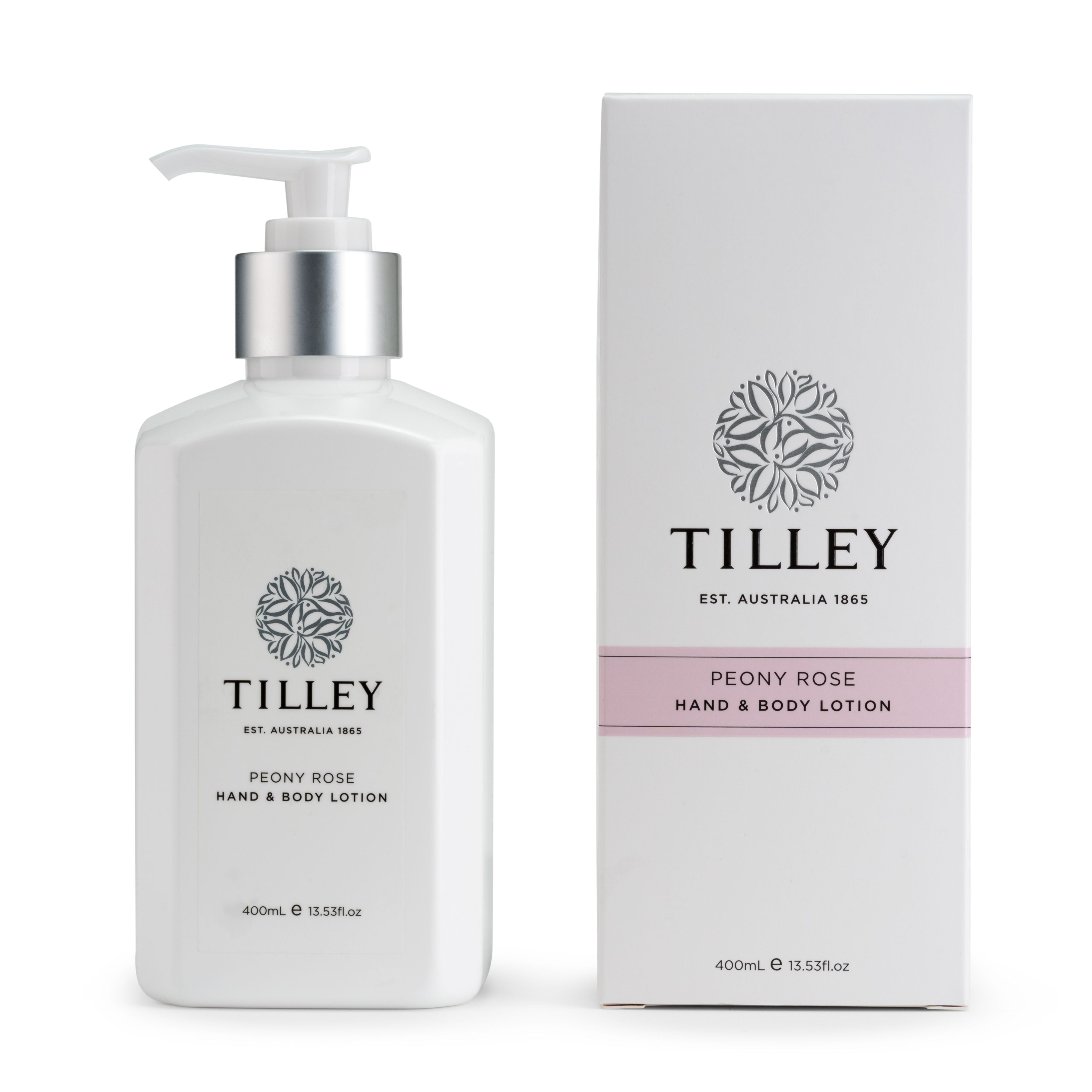 Hand & Body Lotion 400mL - Asst Fragrance-Beauty & Well-Being-Tilley-Peony Rose-The Bay Room