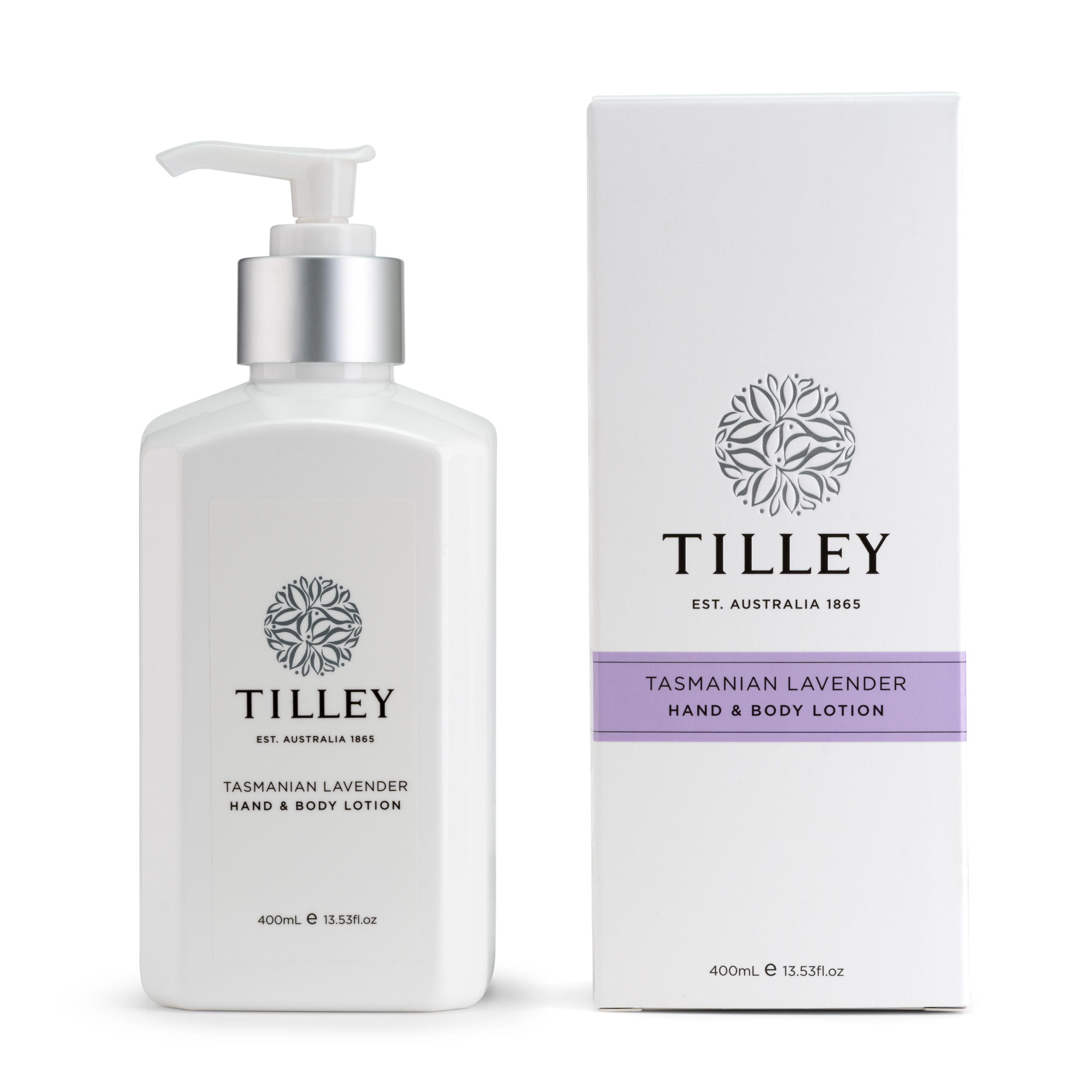 Hand & Body Lotion 400mL - Asst Fragrance-Beauty & Well-Being-Tilley-Tasmanian Lavender-The Bay Room