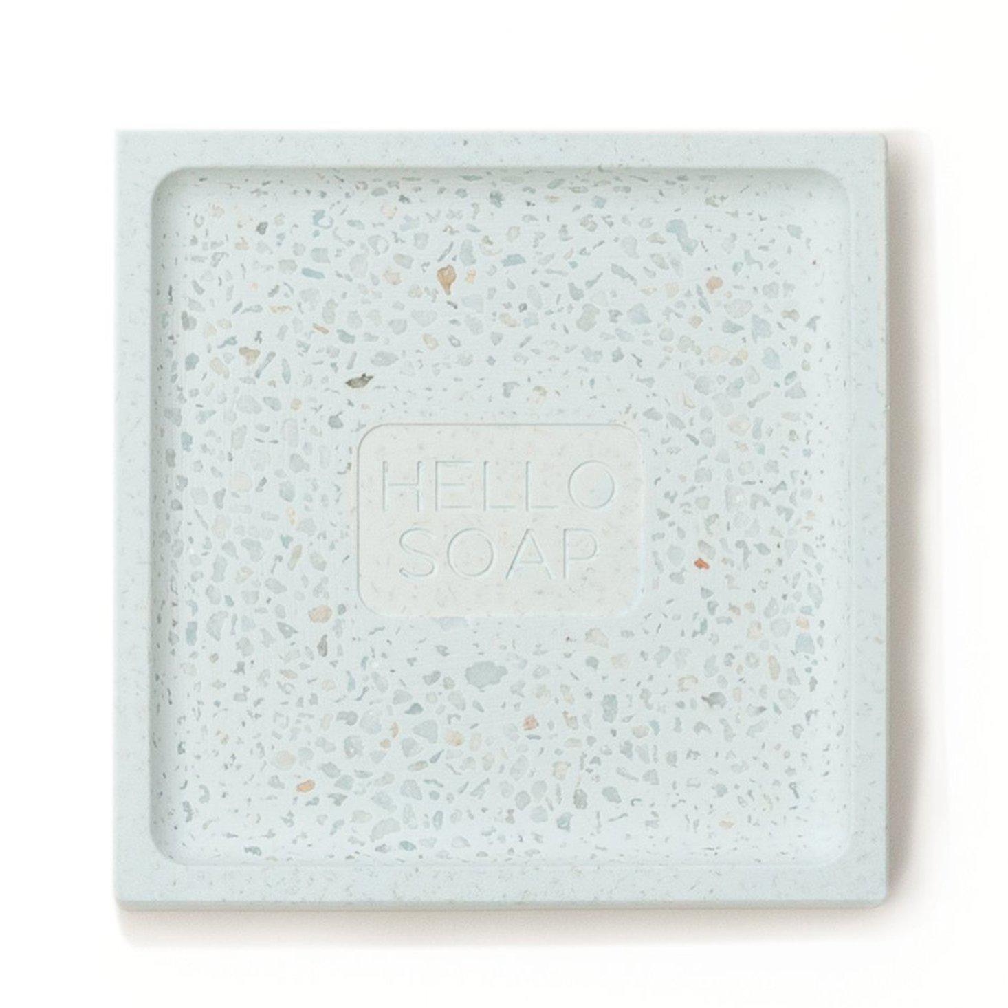 Hello Soap Dish - Blue-Decor Items-Kalastyle-The Bay Room