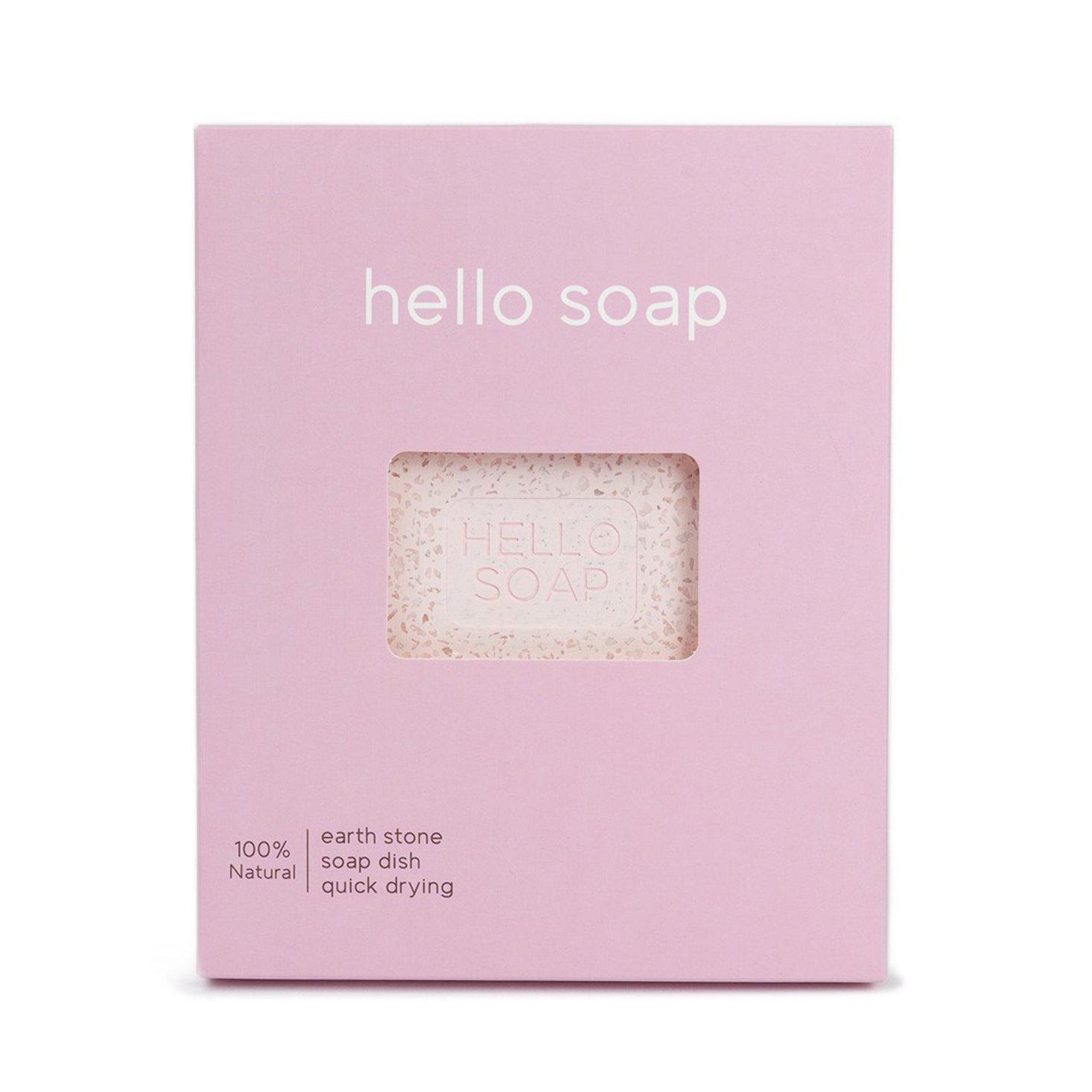 Hello Soap Dish - Pink-Decor Items-Kalastyle-The Bay Room