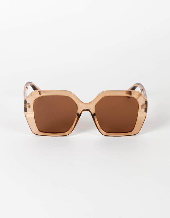 Hurley Sunglasses - Translucent Brown-Headwear & Sunglasses-Stella & Gemma-The Bay Room