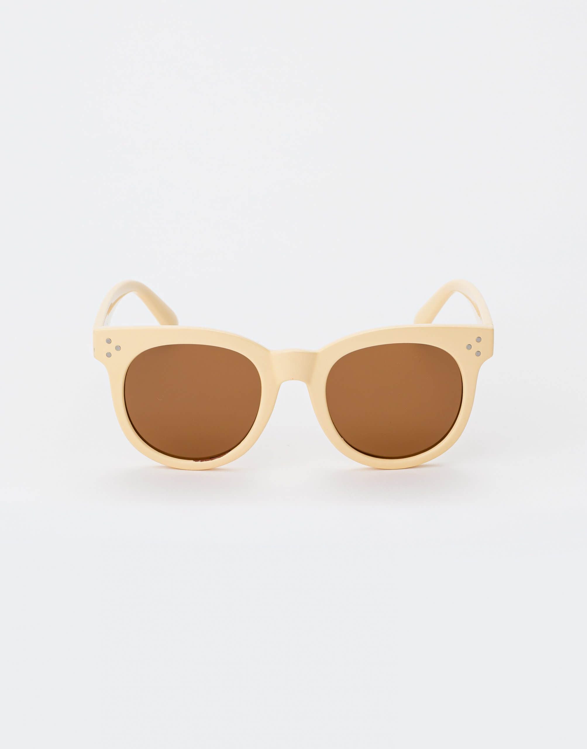 Ingrid Sunglasses - Eggshell-Headwear & Sunglasses-Stella & Gemma-The Bay Room