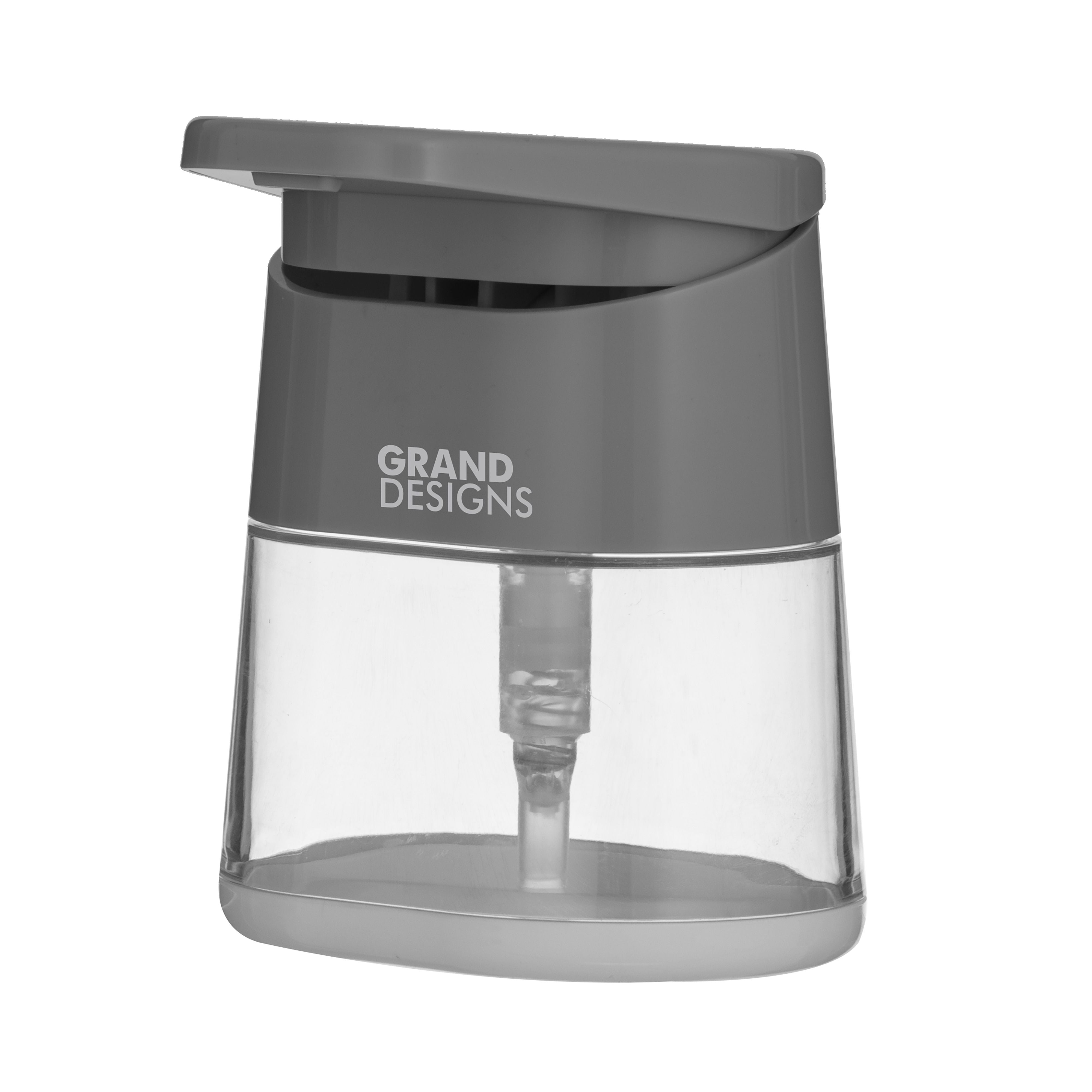 Kitchen Soap Dispenser Grey/Clear-Kitchenware-Grand Designs-The Bay Room