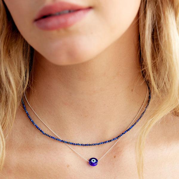 Lapis Lazuli Empower Gem Necklace-Jewellery-Palas-The Bay Room