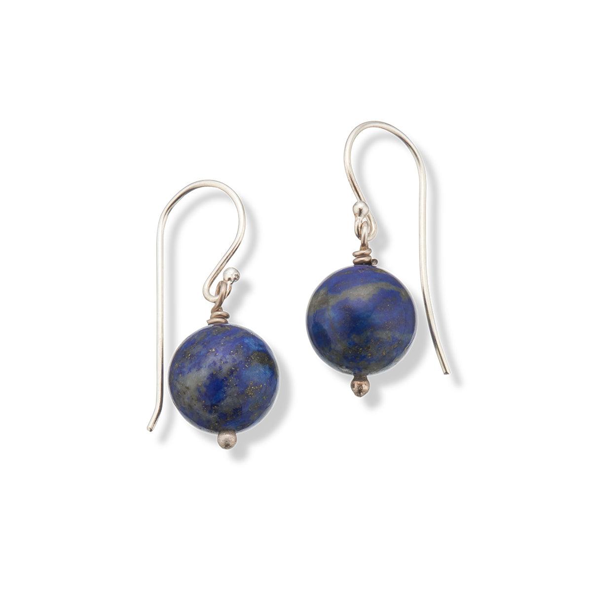 Lapis Lazuli Healing Gem Earrings-Jewellery-Palas-The Bay Room