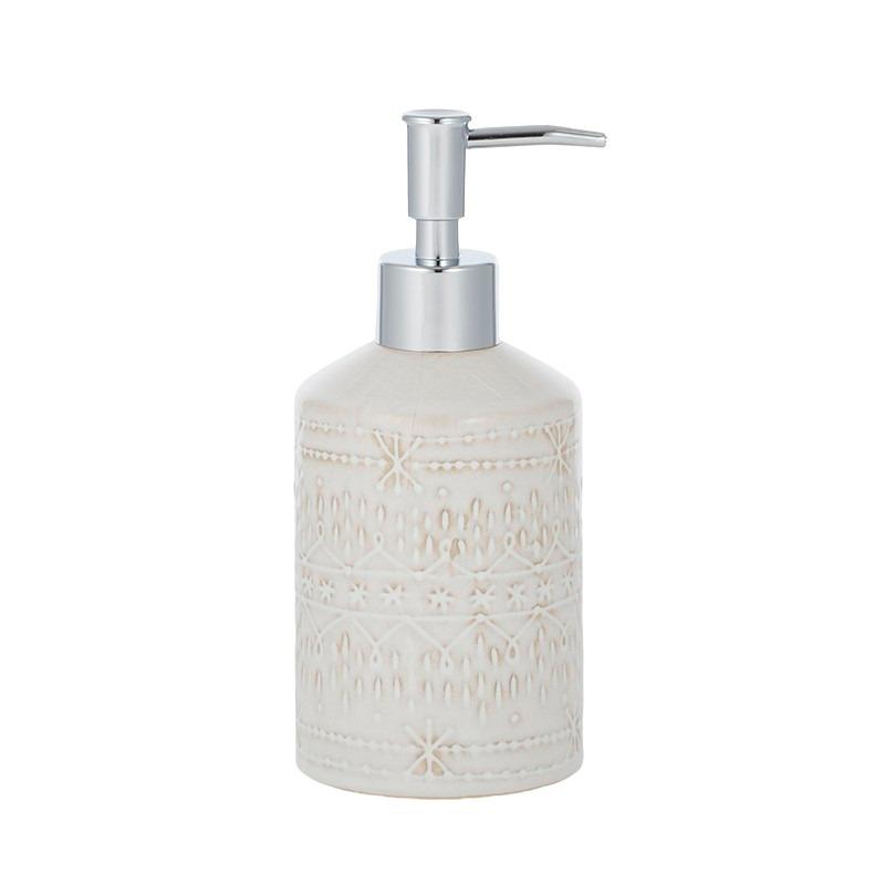 Liberty Ceramic Soap Dispenser-Decor Items-Coast To Coast Home-The Bay Room
