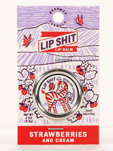 Lip Shit Lip Balm - Strawberry Cream-Beauty & Well-Being-Blue Q-The Bay Room