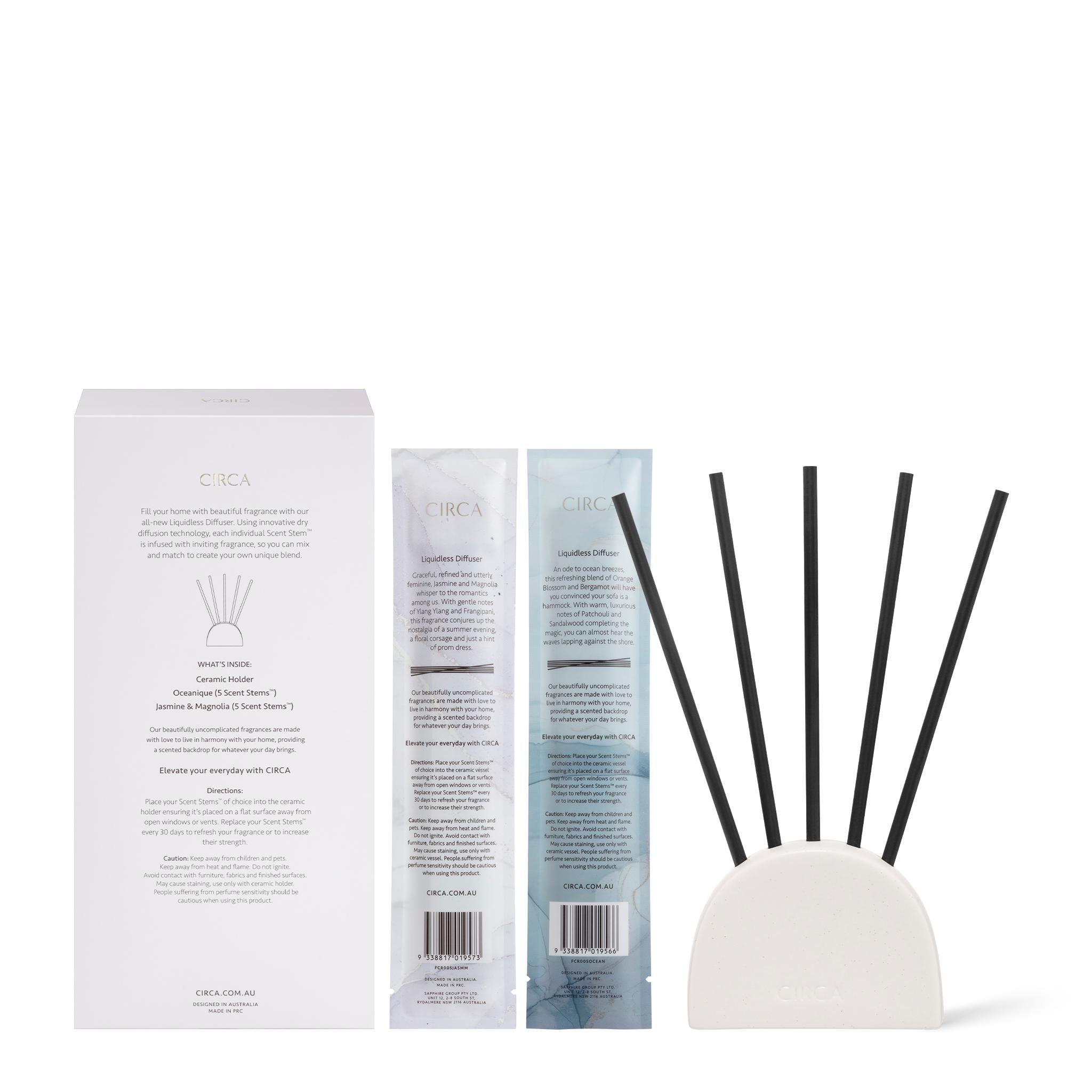 Liquidless Diffuser Set-Candles & Fragrance-Circa-The Bay Room