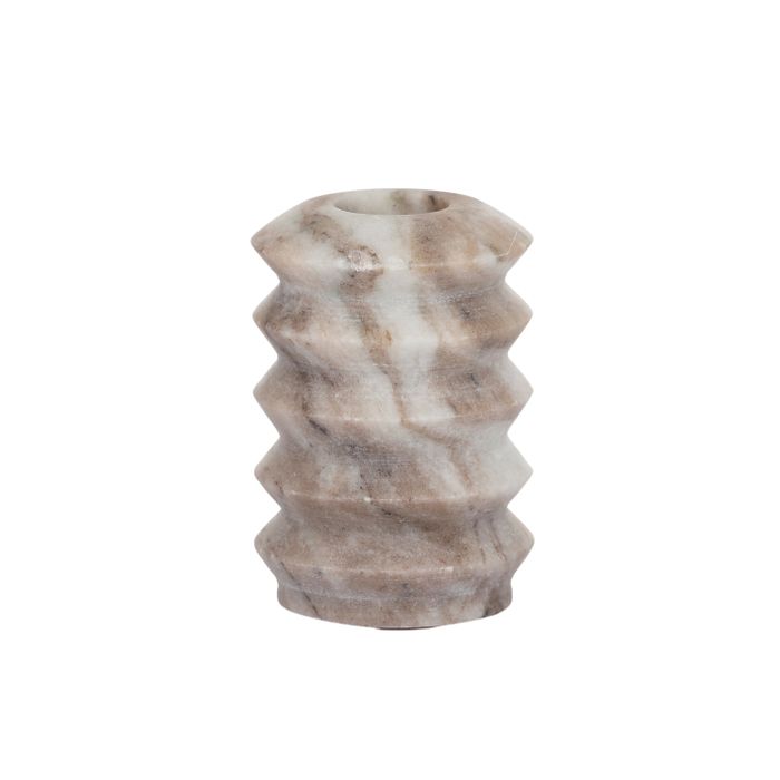 Lizette Marble Candleholder 8.5cm-Decor Items-Coast To Coast Home-The Bay Room