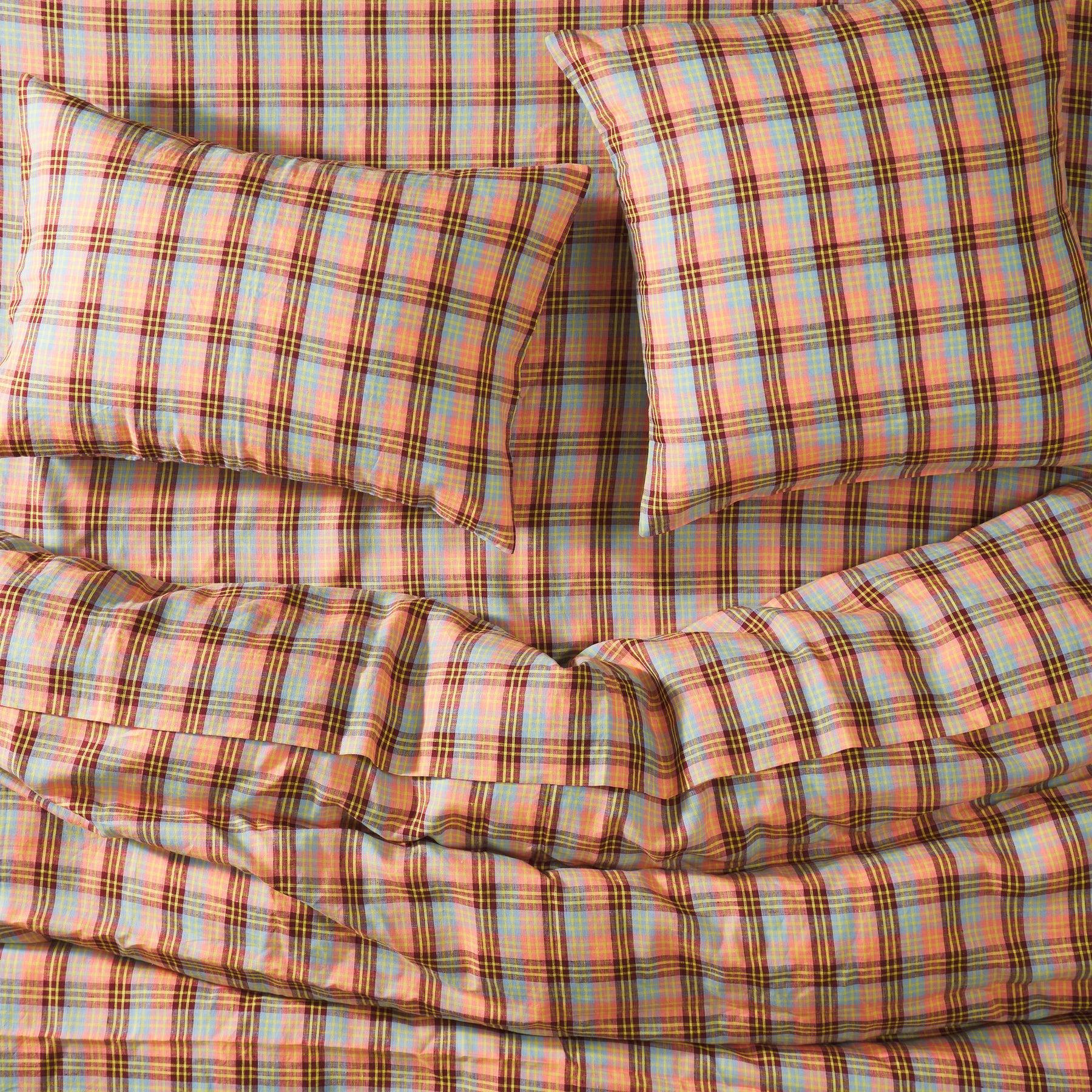 Lora Linen Euro Pillowcase Set-Soft Furnishings-Sage & Clare-The Bay Room